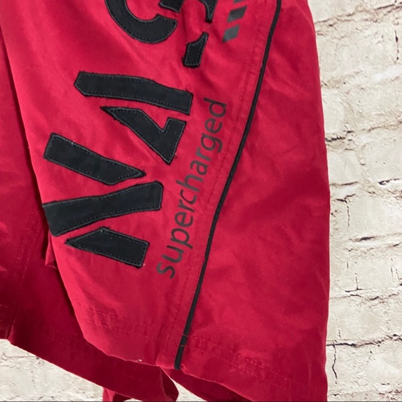 Men’s red NASCAR bathing suit size large - Picture 3 of 9